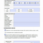 Credit Card Payment Form Template Authorisation Australia And Inside