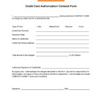 Credit Card Recurring Payment Authorization Form Template Addictionary