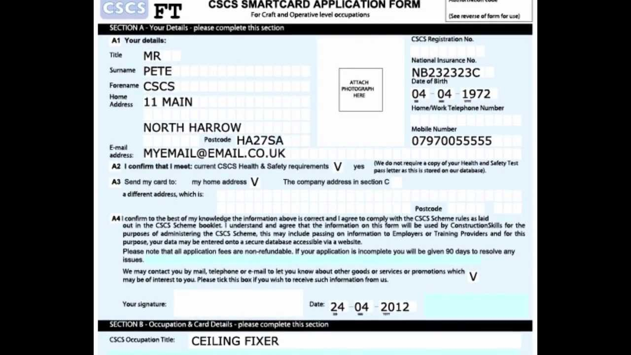 CSCS Online Card Application Software Preview mp4 YouTube