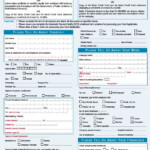 Free Credit Card Application Forms PDF Template Form Download