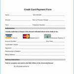 Free Credit Card Authorization Form Template Word Luxury Processing Web