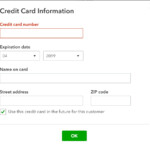 Solved How Do I Get QBO To Generate A Credit Card Authori