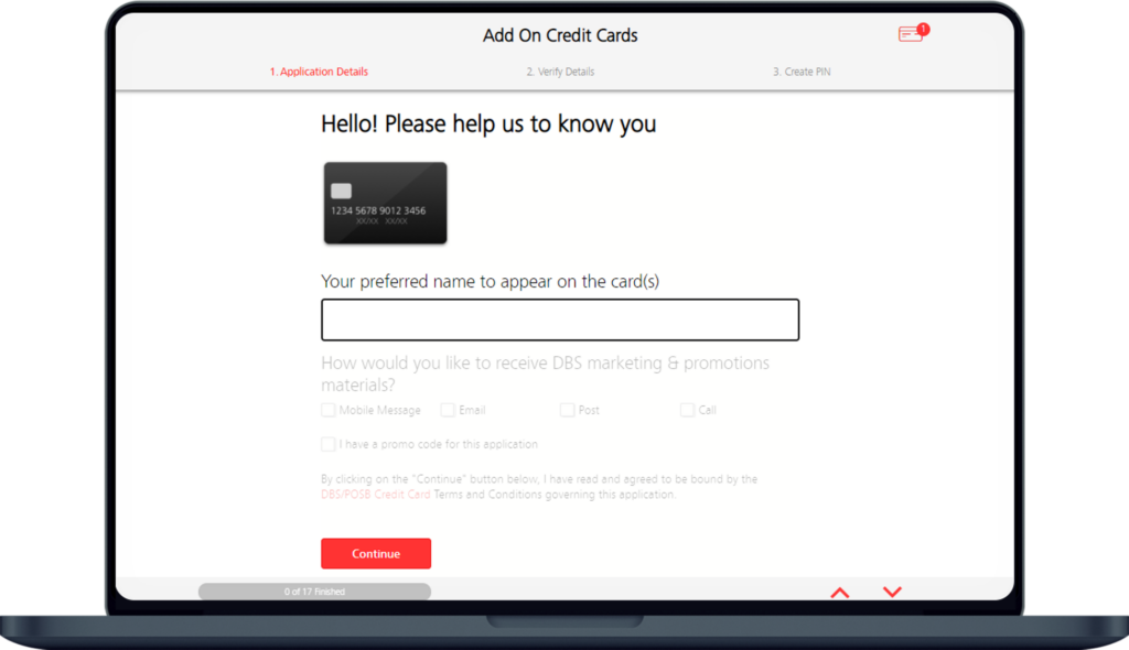 Credit Card Application Form Dbs Coremymages