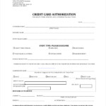 Credit Card Authorisation Form Pdf How To Properly Craft A Credit