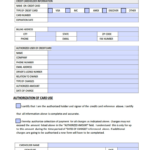 Download Sample Credit Card Authorization Form Template For Credit Card