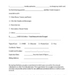 Free Credit Card Authorization Form Templates Word PDF