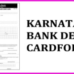 PDF Canara Bank Debit Card Form PDF ATM Card Application Form 2022