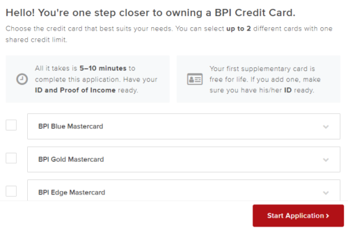 BPI Credit Card Application Requirements Fees And More
