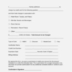 Credit Card Authorisation Form Template Australia New Throughout