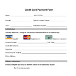 Credit Card Processing Form With Images Free Credit Card Credit