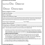 Fillable Credit Card Information Form Printable Pdf Download