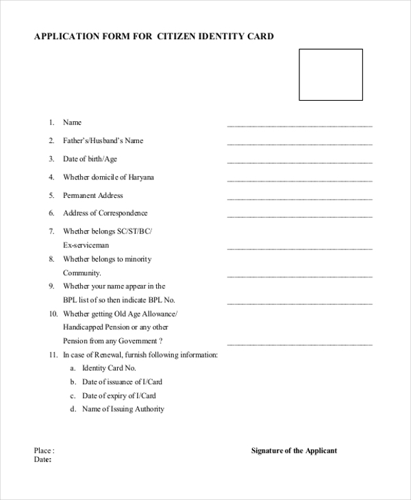 FREE 9 Sample Citizenship Application Forms In PDF Excel