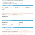 Free Credit Card Form Template Free Printable Templates