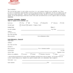 Free Marriott Credit Card Authorization Form PDF EForms